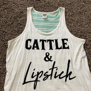 Western tank top